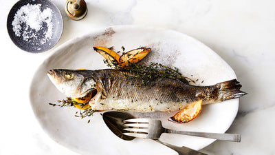 Roasted Branzino with Lemon & Thyme