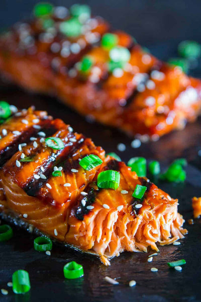 Grilled Teriyaki Salmon