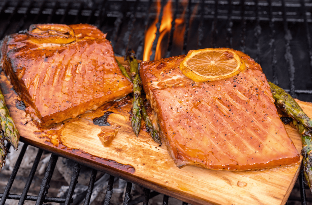 Cedar plank steak online